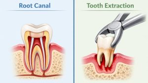 Root Canal vs Tooth Extraction